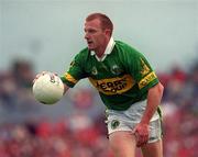 18 June 2000; Liam Hassett of Kerry during the Bank of Ireland Munster Senior Football Championship Semi-Final between Kerry and Cork at Fitzgerald Stadium in Killarney, Kerry. Photo by Damien Eagers/Sportsfile
