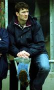 9 July 2000; Galway forward Jarlath Fallon watches on from the sidelines due to an injury during the Bank of Ireland Connacht Senior Football Championship Semi-Final match between Sligo and Galway at Markievicz Park in Sligo. Photo By Brendan Moran/Sportsfile