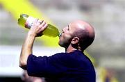 10 July 2000; Paul Doolin during Shelbourne Squad training at  air Stadium in Skopje, Macedonia. Photo by David Maher/Sportsfile