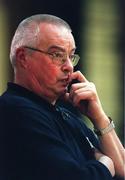 29 January 2000; Killester coach Stephen Eberly during the Senior Women's Sprite Cup Semi-Final match between Killester and Wildcats at the National Basketball Arena in Tallaght, Dublin. Photo By Brendan Moran/Sportsfile