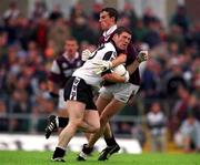 9 July 2000;John McPartland of Sligo in action against Joe Bergin of Galway during the Bank of Ireland Connacht Senior Football Championship Semi-Final match between Sligo and Galway at Markievicz Park in Sligo. Photo By Brendan Moran/Sportsfile