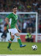 31 May 2016; Ciaran Clark of Republic of Ireland during the EURO2016 Warm-up International between Republic of Ireland and Belarus in Turners Cross, Cork. Photo by Brendan Moran/Sportsfile