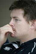 6 June 2008; Captain Brian O'Driscoll at the Ireland rugby squad Press Conference. 2008 Ireland Rugby Summer Tour, Holiday Inn, Featherston Street, Wellington, New Zealand. Picture credit: Tim Hales / SPORTSFILE