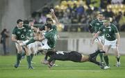 7 June 2008; Rob Kearney, Ireland, in action against Anthony Tuitavake, New Zealand. 2008 Ireland Rugby Summer Tour, Westpac Stadium, Wellington, New Zealand. Picture credit: Tim Hales / SPORTSFILE