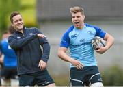 4 May 2015; Leinster's Jordi Murphy, right and Colm O'Shea, during squad training. Leinster Rugby Squad Training. Rosemount, UCD, Belfield, Dublin. Picture credit: David Maher / SPORTSFILE