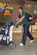 8 June 2008; Ireland's Brian O'Driscoll arrives at Melbourne Airport. 2008 Ireland Rugby Summer Tour, Melbourne Airport, Melbourne, Australia. Picture credit: Martin Philbey / SPORTSFILE