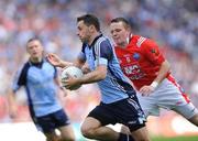 8 June 2008; Alan Brogan, Dublin, in action against Conor McGuinness, Louth. GAA Football Leinster Senior Championship Quarter-Final, Louth v Dublin, Croke Park, Dublin. Picture credit: Matt Browne / SPORTSFILE