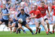 8 June 2008; Jason Sherlock, Dublin, in action against Ray Finnegan, Louth. GAA Football Leinster Senior Championship Quarter-Final, Louth v Dublin, Croke Park, Dublin. Picture credit: Matt Browne / SPORTSFILE