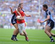 8 June 2008; Ronan Carroll, Louth, in action against Conal Keaney, Dublin. GAA Football Leinster Senior Championship Quarter-Final, Louth v Dublin, Croke Park, Dublin. Picture credit: Matt Browne / SPORTSFILE