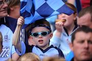 8 June 2008; Four year old Dublin supporter Darragh Fleming, from Clondalkin, watches the game. GAA Football Leinster Senior Championship Quarter-Final, Louth v Dublin, Croke Park, Dublin. Picture credit: Matt Browne / SPORTSFILE