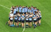 8 June 2008; The Dublin squad form a huddle before the game. GAA Football Leinster Senior Championship Quarter-Final, Louth v Dublin, Croke Park, Dublin. Picture credit: Stephen McCarthy / SPORTSFILE