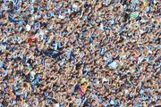 8 June 2008; Dublin supporters urge on their side from Hill 16 during the game. GAA Football Leinster Senior Championship Quarter-Final, Louth v Dublin, Croke Park, Dublin. Picture credit: Stephen McCarthy / SPORTSFILE