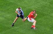 8 June 2008; Barry Cahill, Dublin, in action against Mark Stanfield, Louth. GAA Football Leinster Senior Championship Quarter-Final, Louth v Dublin, Croke Park, Dublin. Picture credit: Stephen McCarthy / SPORTSFILE