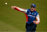 7 May 2015; England's Mark Wood in action during squad training. Malahide Cricket Ground, Malahide, Co. Dublin. Picture credit: Brendan Moran / SPORTSFILE