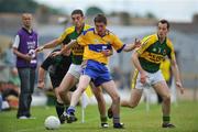 15 June 2008; Eoin Troy, Clare, in action against Jeremy King, Kerry. Munster Junior Football Championship Semi-Final, Kerry v Clare, Fitzgerald Stadium, Killarney, Co. Kerry. Picture credit: Stephen McCarthy / SPORTSFILE *** Local Caption *** 10    7