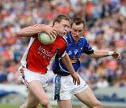 15 June 2008; Kieran Toner, Armagh, in action against Martin Reilly, Cavan. GAA Football Ulster Senior Championship Quarter-Final, Cavan v Armagh, Kingspan Breffni Park, Cavan. Picture credit: Oliver McVeigh / SPORTSFILE