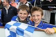 15 June 2008; Cavan supporters Damien Bannon and Conor Brady, before the game. GAA Football Ulster Senior Championship Quarter-Final, Cavan v Armagh, Kingspan Breffni Park, Cavan. Picture credit: Oliver McVeigh / SPORTSFILE