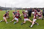 10 May 2015; Michael Walsh, Westmeath physical trainer with members of the Westmeath team at the end of the game. Leinster GAA Hurling Senior Championship Qualifier Group, round 2, Westmeath v Antrim. Cusack Park, Mullingar, Co. Westmeath. Picture credit: David Maher / SPORTSFILE