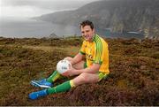 6 May 2015; Michael Murphy, Donegal, at the launch of the 2015 Ulster GAA Senior Football Championships. Slieve League, Donegal. Picture credit: Oliver McVeigh / SPORTSFILE