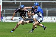 5 July 2008; Cyril Donnellan, Galway, in action against Brian Campion, Laois. GAA Hurling All-Ireland Senior Championship Qualifier - Round 2, Galway v Laois, Pearse Stadium, Salthill, Galway. Picture credit: Pat Murphy / SPORTSFILE