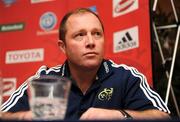 8 July 2008; Newly appointed Munster Rugby coach Tony McGahan during his first press conference. Munster Rugby Press Conference, Maryborough House Hotel, Cork. Picture credit: Stephen McCarthy / SPORTSFILE