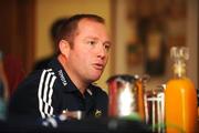 8 July 2008; Newly appointed Munster Rugby coach Tony McGahan speaking during his first press conference. Munster Rugby Press Conference, Maryborough House Hotel, Cork. Picture credit: Stephen McCarthy / SPORTSFILE