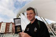 8 July 2008; Armagh full-forward Ronan Clarke with his Opel Gaelic Player of the Month Awards for June. Opel GPA Player of the Month Awards, James Joyce Bridge, Dublin. Picture credit: Ray McManus / SPORTSFILE