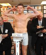 11 July 2008; Jim Rock during the official weigh-in ahead of the Hunky Dory's Fight Night this Saturday July 12th at the National Stadium, Dublin. Burlington Hotel, Dublin. Picture credit: Ray McManus / SPORTSFILE