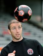 11 July 2008; Bohemians' star Owen Heary after a press conference ahead of their UEFA Intertoto Cup, 2nd Round, 2nd Leg Cup tie with FK Riga on Saturday. Dalymount Park, Dublin. Picture credit: Ray McManus / SPORTSFILE