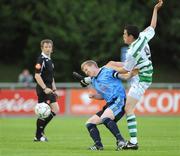 11 July 2008; Conor Kenna, UCD, in action against Tadhg Purcell, Shamrock Rovers. eircom League Premier Division, UCD v Shamrock Rovers, Belfield Bowl, UCD, Dublin. Picture credit: Brendan Moran / SPORTSFILE