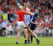 12 July 2008; Niall McCarthy, Cork, and Ronan Fallon, Dublin, involved in an altercation during the game. GAA Hurling All-Ireland Senior Championship Qualifier, Round 3, Cork v Dublin, Pairc Ui Chaoimh, Cork. Picture credit: Pat Murphy / SPORTSFILE