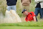 12 July 2008; Padraig Harrington, plays his shot out of the bunker on the 7th during the Ladbrokes.com Irish PGA Championship, The European Club, Co. Wicklow. Picture credit: Ray Lohan / SPORTSFILE *** Local Caption ***