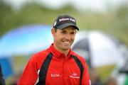 12 July 2008; Padraig Harrington shows his delight after winning the Ladbrokes.com Irish PGA Championship, The European Club, Co. Wicklow. Picture credit: Ray Lohan / SPORTSFILE *** Local Caption ***