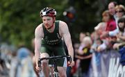 12 July 2008; David Graham, Ireland, in action during the cycling discipline of the Men's Elite Race at the triAthlone event. Over 1,500 competitors took part in the third running of triAthlone sponsored by Waterways Ireland. triAthlone will host the European Triathlon Championships in 2010, the first time the event has ever been held in Ireland. Waterways Ireland triAthlone Triathlon, Athlone, Co. Westmeath. Picture credit: Stephen McCarthy / SPORTSFILE