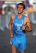 12 July 2008; Richard Stannard, Great  Britian, in action during the running discipline of the Men's Elite Race at the triAthlone event. Over 1,500 competitors took part in the third running of triAthlone sponsored by Waterways Ireland. triAthlone will host the European Triathlon Championships in 2010, the first time the event has ever been held in Ireland. Waterways Ireland triAthlone Triathlon, Athlone, Co. Westmeath. Picture credit: Stephen McCarthy / SPORTSFILE