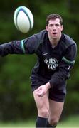 6 June 2000; Guy Easterby during an Ireland Rugby training session in Manchester, New Hampshire, USA. Photo by Matt Browne/Sportsfile