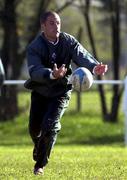 1 June 2000; David Humphreys during an Ireland Rugby training session at Club San Cirano in Buenos Aires, Argentina. Photo by Matt Browne/Sportsfile