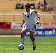 1 May 2000; Mark Rossiter of Republic of Ireland during the UEFA U16 European Championship Finals Group A match between Portugal and Republic of Ireland at Be'er Sheva Municipal Stadium in Be'er Sheva, Isreal. Photo by David Maher/Sportsfile