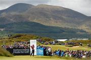 28 May 2015; Rory McIlroy, Northern Ireland, hits a drive from the 6th tee box. Dubai Duty Free Irish Open Golf Championship 2015, Day 1. Royal County Down Golf Club, Co. Down. Picture credit: Ramsey Cardy / SPORTSFILE