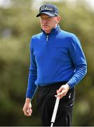 28 May 2015; John Kelly, Ireland, on the 18th hole. Dubai Duty Free Irish Open Golf Championship 2015, Day 1. Royal County Down Golf Club, Co. Down. Picture credit: Ramsey Cardy / SPORTSFILE