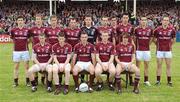 13 July 2008; The Galway team. GAA Football Connacht Senior Championship Final, Mayo v Galway, McHale Park, Castlebar, Co. Mayo. Picture credit: Ray Ryan / SPORTSFILE