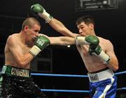 12 July 2008; Andrew Murray, right,in action against Peter McDonagh. Irish Lightweight Championship, Hunky Dory Fight Night, Irish Lighweight Championship, National Stadium, Dublin. Picture credit: Ray Lohan / SPORTSFILE *** Local Caption ***