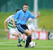 11 July 2008; Alan McNally, UCD, in action against Tadhg Purcell, Shamrock Rovers. eircom League Premier Division, UCD v Shamrock Rovers, Belfield Bowl, UCD, Dublin. Picture credit: Brendan Moran / SPORTSFILE