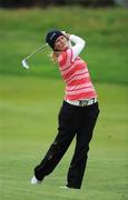 11 July 2008; Veronica Zorzi, PeakPerformance, Mizuno, Mondinin, watches her shot from the 15th fairway during the AIB Ladies Irish Open Golf Championship. Portmarnock Hotel and Golf Links, Co. Dublin. Picture credit: Stephen McCarthy / SPORTSFILE