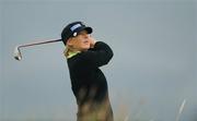 11 July 2008; Jo Clingan, England, watches her tee shot from the 9th during the AIB Ladies Irish Open Golf Championship. Portmarnock Hotel and Golf Links, Co. Dublin. Picture credit: Stephen McCarthy / SPORTSFILE