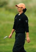 11 July 2008; Federica Piovano, Tanimar, Italy, makes her way to the 18th green during the AIB Ladies Irish Open Golf Championship. Portmarnock Hotel and Golf Links, Co. Dublin. Picture credit: Stephen McCarthy / SPORTSFILE