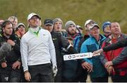 29 May 2015; Rory McIlroy, Northern Ireland, watches his second shot at the 9th from the rough. Dubai Duty Free Irish Open Golf Championship 2015, Day 2. Royal County Down Golf Club, Co. Down. Picture credit: Brendan Moran / SPORTSFILE