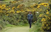 29 May 2015; Rickie Fowler, USA, makes his way to the 4th tee box. Dubai Duty Free Irish Open Golf Championship 2015, Day 2. Royal County Down Golf Club, Co. Down. Picture credit: Brendan Moran / SPORTSFILE
