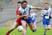 19 July 2008; Damien Freeman, Monaghan, in action against Eoin Bradley, Derry. GAA Football All-Ireland Senior Championship Qualifier - Round 1, Monaghan v Derry, Clones, Co. Monaghan. Picture credit: Oliver McVeigh / SPORTSFILE