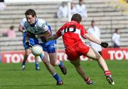 19 July 2008; Conor McManus, Monaghan, in action against Mark Lynch Derry. GAA Football All-Ireland Senior Championship Qualifier - Round 1, Monaghan v Derry. Clones, Co. Monaghan. Picture credit: Oliver McVeigh / SPORTSFILE